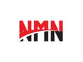 NMN Letter Initial Logo Design Vector Illustration Royalty Free Stock Photo