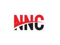 NNC Letter Initial Logo Design Vector Illustration Royalty Free Stock Photo