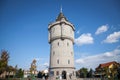 Turnu Severin Water Tower Castelul de Apa, one of the landmark of the city, located on the Danube near the Iron Gates