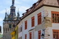 The Deer House in the historic center of Sighisoara, Romania Royalty Free Stock Photo