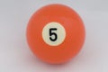 No 5 Pool Ball