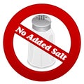 No Added Salt Royalty Free Stock Photo