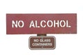 No alcohol sign