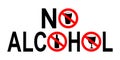 No alcohol sign