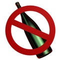 No alcohol sign