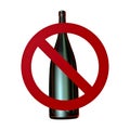 No alcohol sign