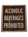 No alcohol sign isolated by clipping path