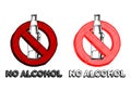 No alcohol sign