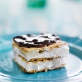 No bake graham cracker eclair Royalty Free Stock Photo