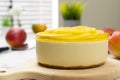 No bake mango cheesecake Royalty Free Stock Photo
