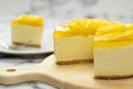 No bake mango cheesecake Royalty Free Stock Photo