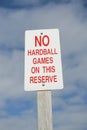 No ball games