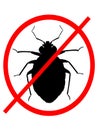 No Bed Bugs Royalty Free Stock Photo