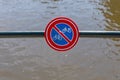 No Bicycle Parking Sign Royalty Free Stock Photo