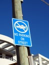 No Boat Parking on Street Sign