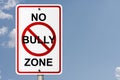 No Bully Zone Royalty Free Stock Photo