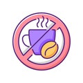No caffeine RGB color icon