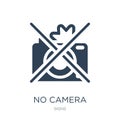 no camera icon in trendy design style. no camera icon isolated on white background. no camera vector icon simple and modern flat Royalty Free Stock Photo