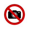 No camera no photo sign