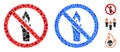 No Candle Mosaic Icon of Circle Dots