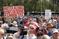 No Carbon Tax Rally Royalty Free Stock Photo