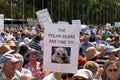 No Carbon Tax Rally Royalty Free Stock Photo