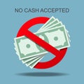 No cash accepted