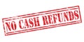 No cash refunds red stamp