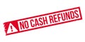 No Cash Refunds rubber stamp Royalty Free Stock Photo