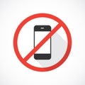 No cell phones icon