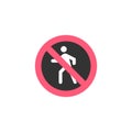 the no crossing symbol can be used in highway construction projects for safety driving