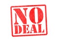 NO DEAL Royalty Free Stock Photo
