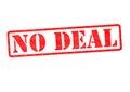 NO DEAL Royalty Free Stock Photo