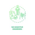 No digestive disorders concept icon