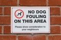 No Dog Fouling Sigb