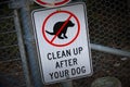 No Dog Poo Royalty Free Stock Photo