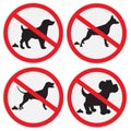 No dog poop sign