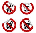 No dog sign Royalty Free Stock Photo