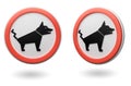 No dogs allowed sign