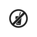 No drink, prohibited sign icon