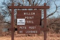 No Drones Sign posted at Wildlife Management Area