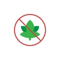 No drugs flat icon