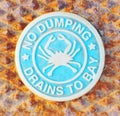 No dumping sign Royalty Free Stock Photo