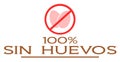 100% no eggs, nutrition, label, spanish, colors, isolated.