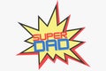 Super Hero Dad. Royalty Free Stock Photo