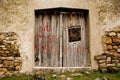 No Entry, Aggressive Dogs, Abandoned Spanish House Royalty Free Stock Photo