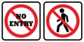 No Entry icon Collection