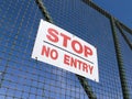No Entry Sign Royalty Free Stock Photo