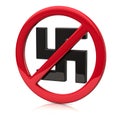 No fascism icon Royalty Free Stock Photo