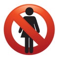 No female sign